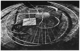 Constant, _Design for Gypsy Camp_, 1956–1958, stainless steel, aluminum, Plexiglas, oil paint on wood, collection: Gemeentemuseum Den Haag, The Hague, photo: Victor Nieuwenhuys